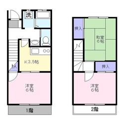 グリーンビレッジの物件間取画像